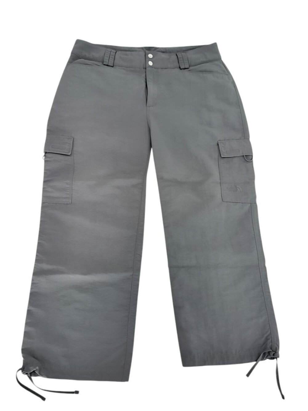 THE NORTH FACE Gray Nylon Cargo Capri Hiking Pants Womens Utility 10